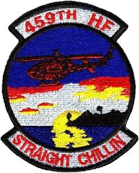459th Airlift Squadron Helicopter Flight UH-1 Morale
Korean made.
