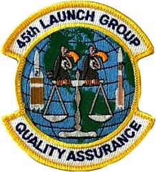 45th Launch Group Quality Assurance
