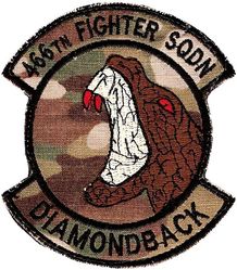 466th Fighter Squadron
Afghan made during deployment.
Keywords: desert