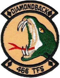 466th Tactical Fighter Squadron 
Four fanged version, mid-1970s.
