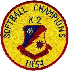 474th Fighter-Bomber Group Softball Champions 1954
Japan made.
