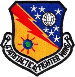 474th Tactical Fighter Wing
Computer made, cut edge.
