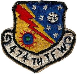 474th Tactical Fighter Wing
Hat/scarf patch, Thai made.
