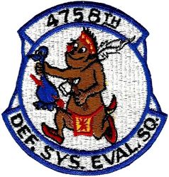 4758th Defense Systems Evaluation Squadron
F-100 and B-57 unit.
