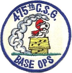 475th Combat Support Group Base Operations
Japan made.
Keywords: Snoopy