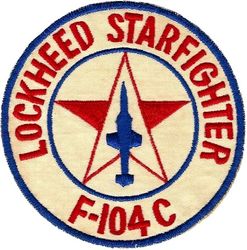 479th Tactical Fighter Wing F-104C
The 479 TFW was the only F-104C wing in TAC. The C model was optimized for fighter-bomber duties. Japan made.
