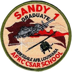 47th Fighter Squadron A-10 Sandy 1 Graduate
Air Force Reserve Command Combat Search and Rescue.
