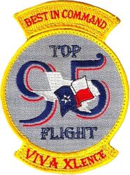 47th Flying Training Wing Best In Command Top Flight 1995
As worn, sewn to ne piece of Velcro.
