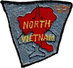 480th Tactical Fighter Squadron 137 Missions North Vietnam
Japan made, normal 100 removed and 137 added locally.
