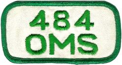 484th Organizational Maintenance Squadron
Hat patch.
