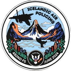 492d Fighter Squadron Icelandic Air Policing 2024
Keywords: PVC