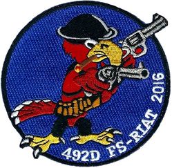 492d Fighter Squadron Royal International Air Tattoo 2016
