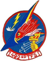 492d Tactical Fighter Squadron 
German made.
