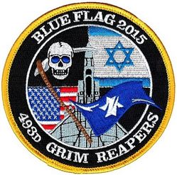 493d Fighter Squadron Exercise BLUE FLAG 2015
