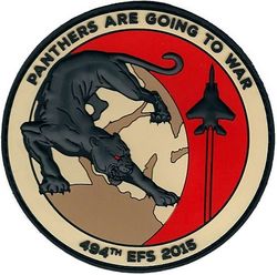 494th Expeditionary Fighter Squadron Operation INHERENT RESOLVE 2015
PVC made.
Keywords: desert