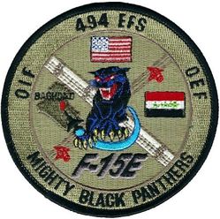 494th Expeditionary Fighter Squadron Operation ENDURING FREEDOM and IRAQI FREEDOM
