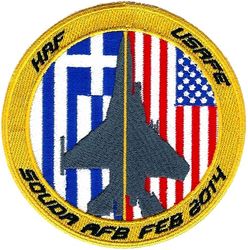 494th Expeditionary Fighter Squadron Souda Bay 2014
Greek made patch used by both units during exercise.
