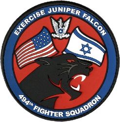 494th Fighter Squadron Exercise JUNIPER FALCON 2017
Held at Uvda AFB, Israel.
Keywords: PVC