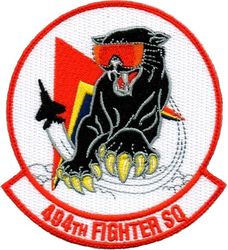 494th Fighter Squadron Morale
Worn together with the wing patch showing the panther in the same type of sunglasses.
