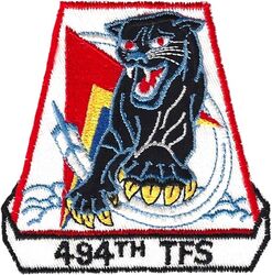 494th Tactical Fighter Squadron
A bit smaller than usual, UK made.
