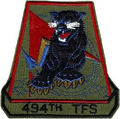 494th Tactical Fighter Squadron
F-111 era.
Keywords: subdued