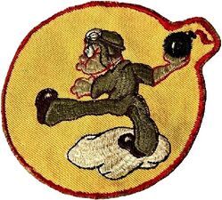 498th Bombardment Squadron, Medium
Columbia Army Air Base, South Carolina, 8 September 1942;  Walterboro Army Air Field, South Carolina, 6 March-16 April 1943; Jackson Airfield (7 Mile Drome), New Guinea, 5 June 1943; Dobodura Airfield Complex, New Guinea, c. 9 January 1944; Nadzab Airfield Complex, New Guinea, 20 February 1944; Mokmer Airfield, Biak, Netherlands East Indies, c. 13 July 1944; Dulag Airfield, Leyte, Philippines (operated from Mokmer Airfield), 12 November 1944; Tacloban Airfield, Leyte, Philippines, 27 December 1944; San Marcelino Airfield, Luzon, Philippines, 12 February 1945; Clark Field, Luzon, Philippines, 11 May 1945; Ie Shima Airfield, Ryuku Islands, c. 20 July-1 December 1945; Fort Lewis, Washington, 17–19 December 1945.
