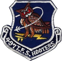 497th Tactical Fighter Squadron 
Korean made.
