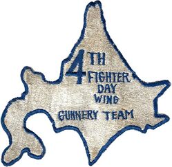 4th Fighter-Day Wing Gunnery Team 1956
Shape is Hakkaido, Japan.
