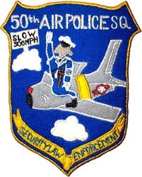50th Air Police Squadron Morale
F-86 era. German made on felt.
