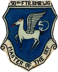 50th Fighter-Bomber Wing 
German made on felt.
