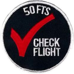 50th Flying Training Squadron Check Flight
