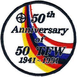 50th Tactical Fighter Wing 50th Anniversary
German made.
