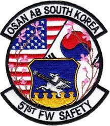 51st Fighter Wing Safety
Korean made.
