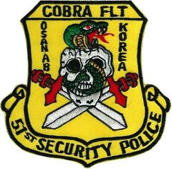 51st Security Police Squadron Cobra Flight
Korean made.
