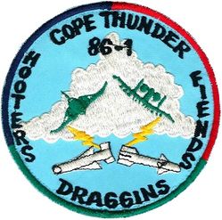 51st Tactical Fighter Wing Exercise COPE THUNDER 1986-1
Korean made.
