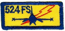 524th Fighter Squadron F-16 Pencil Pocket Tab 
