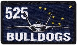 525th Fighter Squadron F-22 Pencil Pocket Tab
