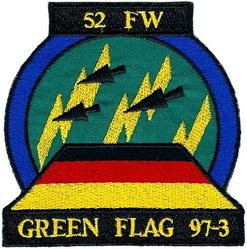 52d Fighter Wing Exercise GREEN FLAG 1997-3
As used by 23 FS. German made.
