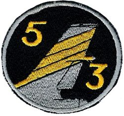 53d Fighter-Day Squadron F-100C
Hat patch, German made.
