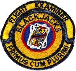 53d Military Airlift Squadron Flight Examiner
Separate tab sewn to unit patch.
