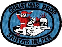 54th Weather Reconnaissance Squadron Operation Christmas Drop
The 54th Weather Reconnaissance Squadron is credited with starting Operation Christmas Drop, the Department of Defense's longest-running humanitarian airlift operation, in 1952. Other PACAF units continue this tradition presently. Korean made.

