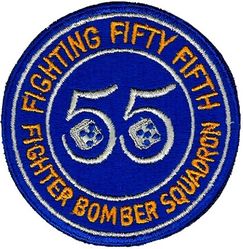 55th Fighter-Bomber Squadron 
Gray detail, F-84F era.
