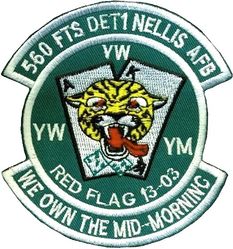 560th Flying Training Squadron Detachment 1 Exercise RED FLAG 2013-03
Korean made.
