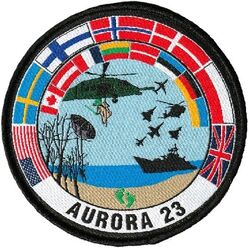56th Rescue Squadron Exercise Aurora 2023
The exercise was designed to reinforce the collected capability of all service branches and other armed forces to counter an armed attack on Sweden. Held in May. Woven, UK made.
