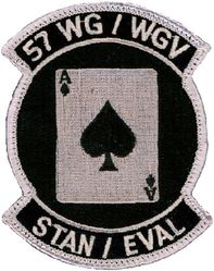 57th Wing Standardization/Evaluation
WGV= Office symbol for Standardization/Evaluation.
