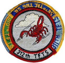 58th Tactical Training Wing Gaggle
Parts of 4 patches sewn together forming a "stacked" gaggle.
