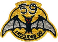 59th Fighter-Interceptor Squadron
FREICUDAN DU=Gaelic for Black Watch or Black Guard.
