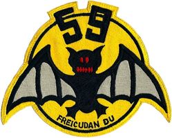 59th Fighter-Interceptor Squadron
Back patch, Japan made.

