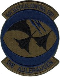 601st Tactical Control Squadron
DIE ADLERAUGEN=The Eagle Eyes (in German). 
Keywords: subdued