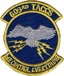 603d Tactical Air Control Center Squadron
Korean made.
